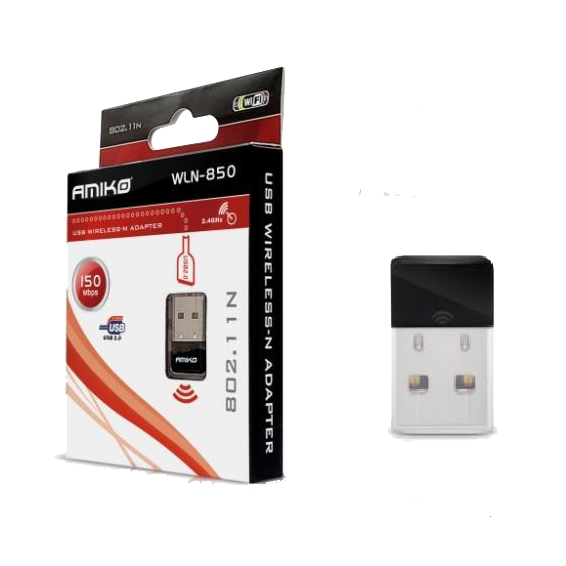 Amiko WLN-850 USB Wi-Fi mrežna kartica sa brzinom od 150 Mbps