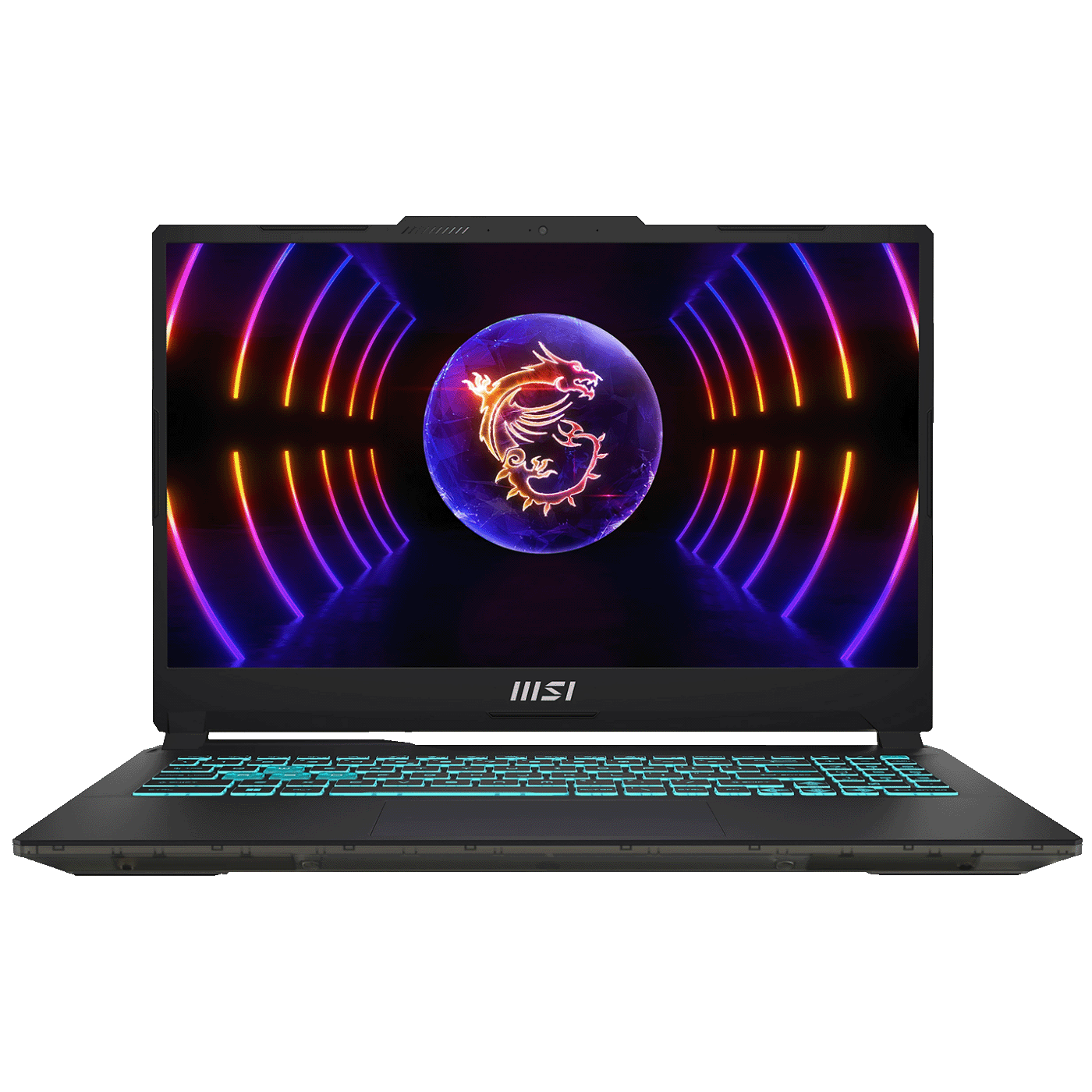 MSI Cyborg 15 A12VF-266XPL crni laptop sa 15.6 inčnim ekranom i RTX 4060 grafikom.