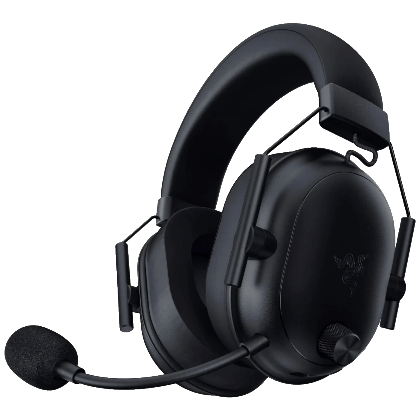 Razer BlackShark V2 Hyperspeed bežične gaming slušalice sa mikrofonom, crne boje sa RGB osvetljenjem.