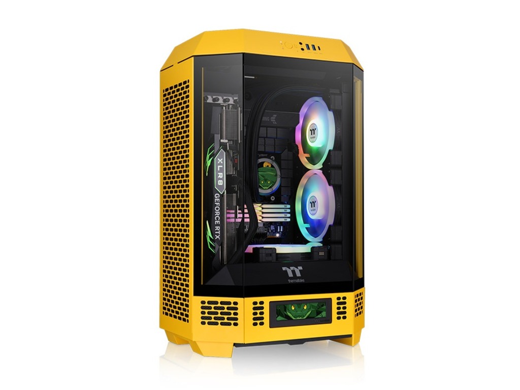 Thermaltake Tower 300 Bumblebee Yellow mATX kućište sa staklenim panelima