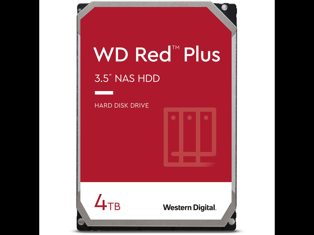 WD Red Plus 4TB NAS hard disk sa SATA3 konektorom i IntelliPower tehnologijom