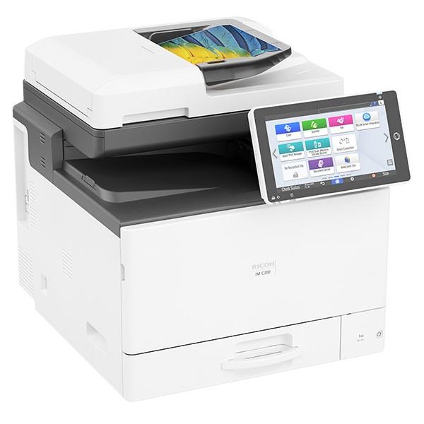 RICOH IM C300F crno-beli laser printer sa kompaktnim dizajnom