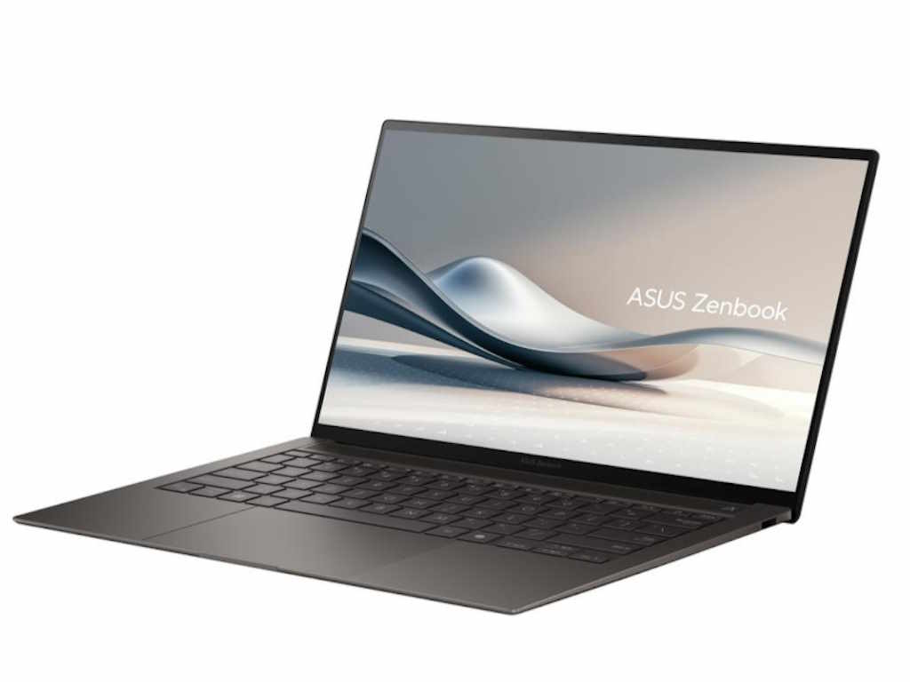 ASUS ZenBook UX5406SA laptop u sivoj boji sa 14" OLED touch ekranom