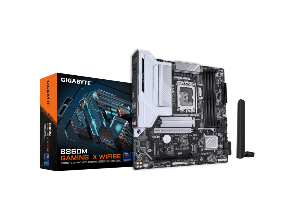 Gigabyte B860M Gaming X WIFI 6E matična ploča sa RGB osvetljenjem i mATX formatom