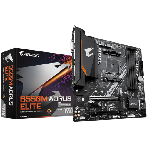 GIGABYTE B550M AORUS ELITE matična ploča sa AMD B550 čipsetom i RGB osvetljenjem