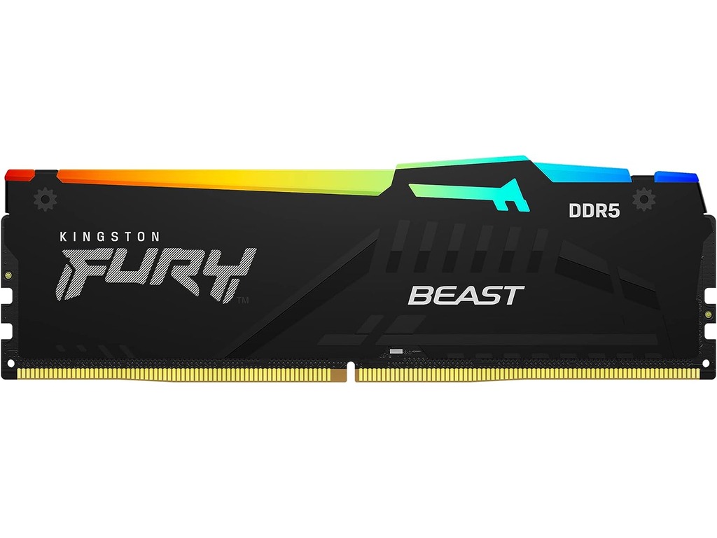 Kingston 16GB DDR5 6000MHz RGB Fury Beast RAM memorija sa osvetljenjem