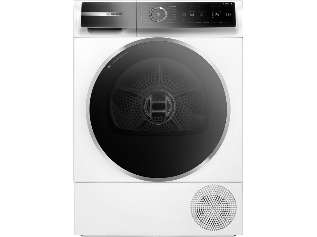 BOSCH sušilica rublja Serie 8, bijele boje, sa ekranom i frontnim vratima
