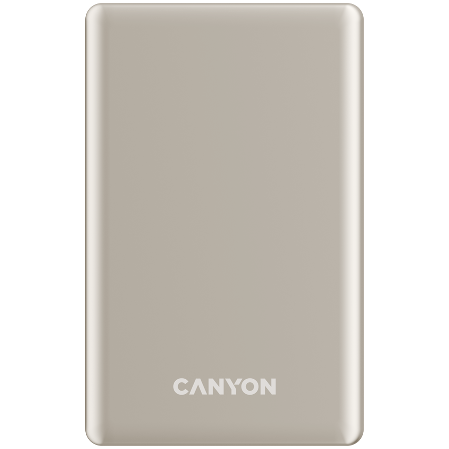 CANYON OnPower 505 slim Magsafe power bank u bež boji sa 5000mAh baterijom