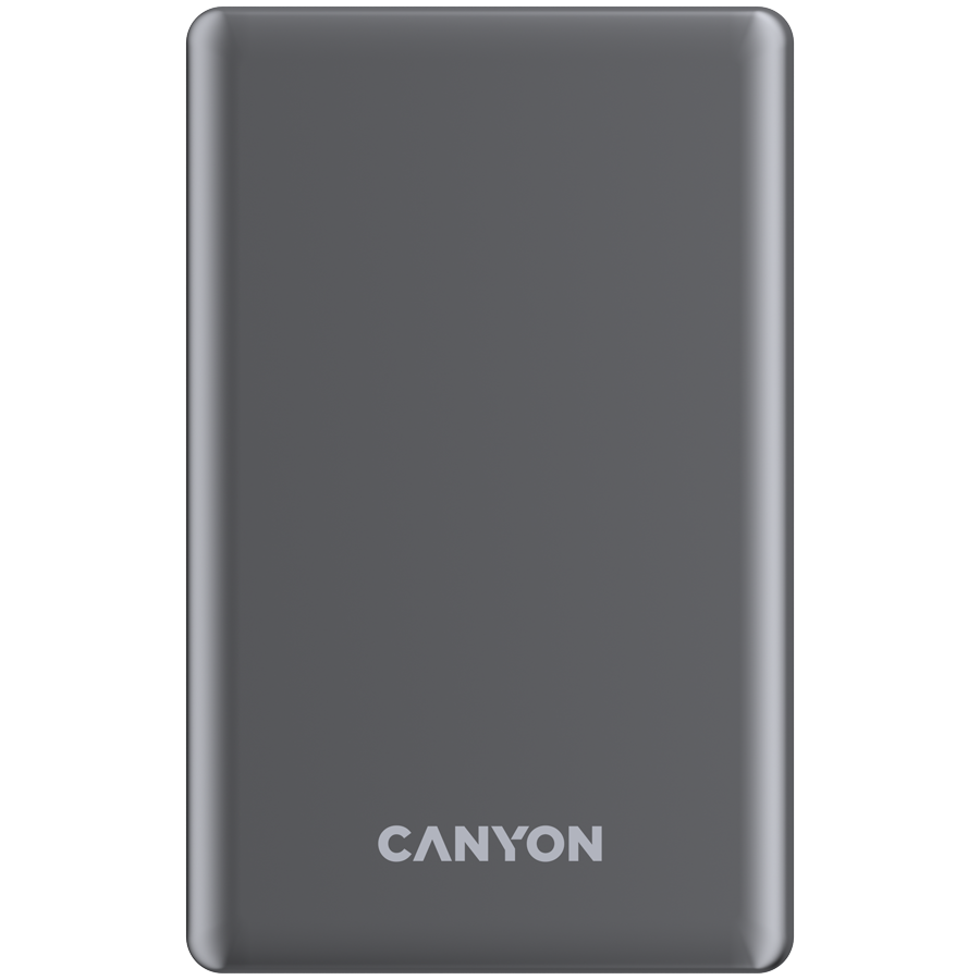 CANYON OnPower 505 slim Magsafe power bank u tamno sivoj boji