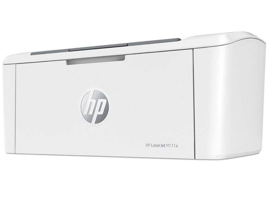 HP LaserJet M111a crno-beli laser printer na radnom stolu