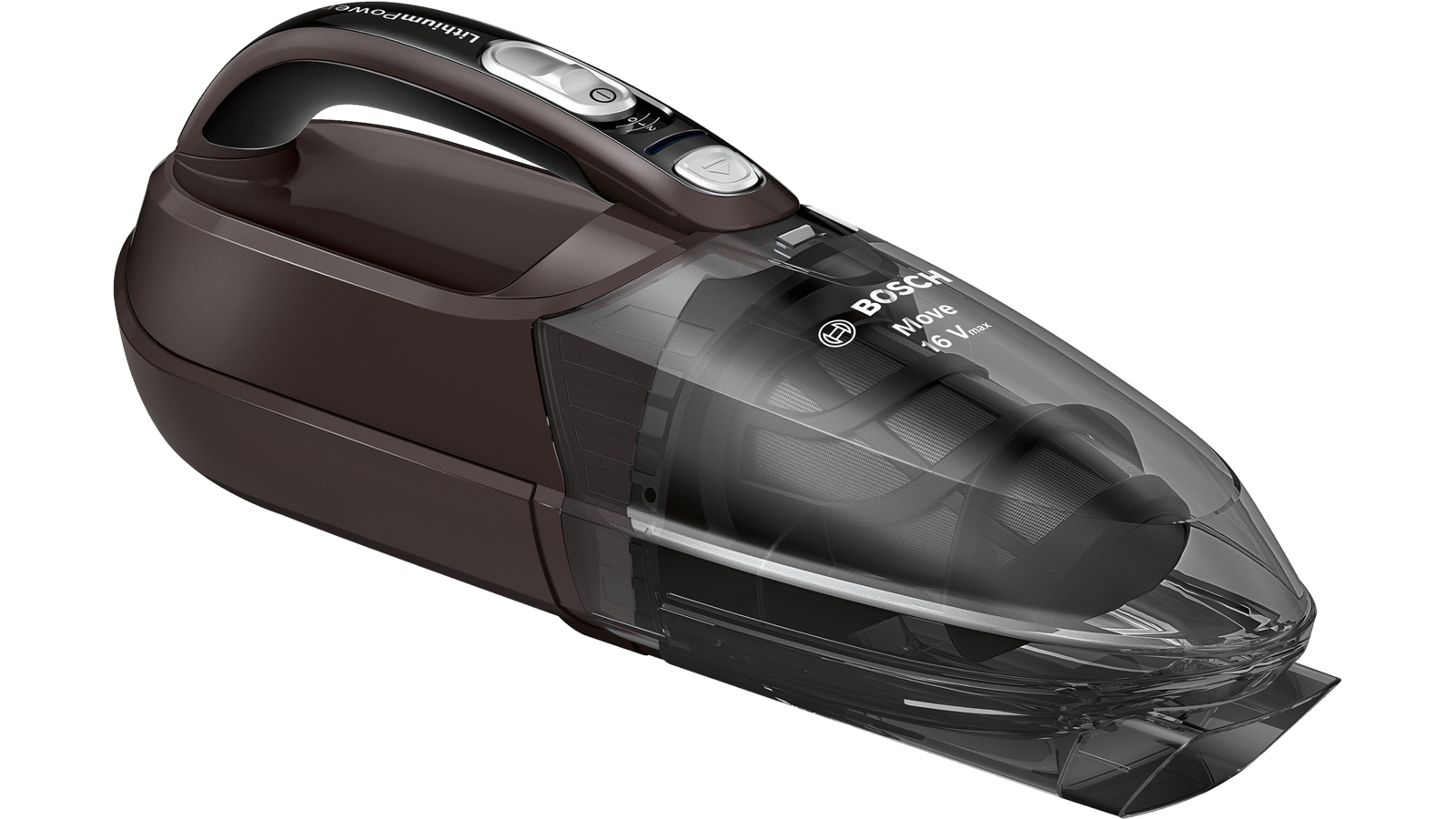 BOSCH akumulatorski ručni usisivač BHN16L MOVE, sive boje, sa posudom od 0,3L