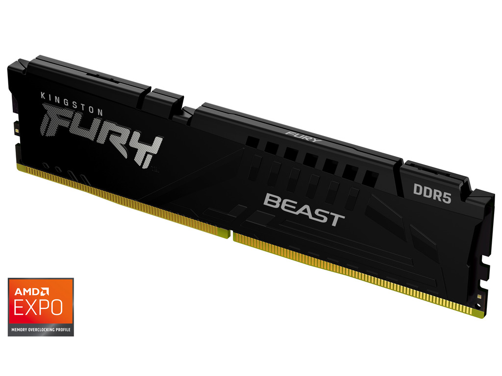 Kingston Fury Beast 32GB DDR5 RAM memorija sa crvenim hladnjakom