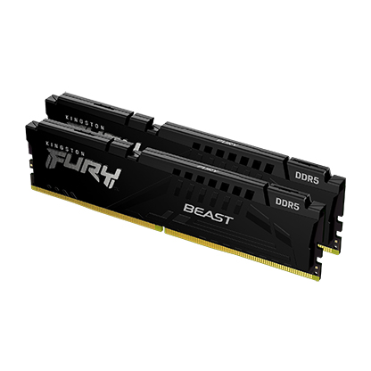 Kingston 32GB DDR5 Fury Beast RAM memorija sa crvenim hladnjakom