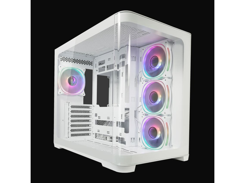 LC-Power 8001WPro Storm Light Midi Tower kućište sa ARGB osvetljenjem i ventilatorima
