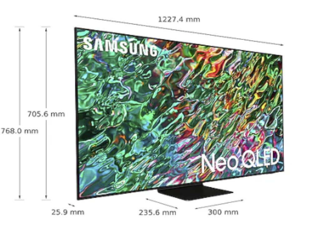 Samsung QE55QN90D NeoQLED 55" televizor u Titan crnoj boji sa elegantnim dizajnom