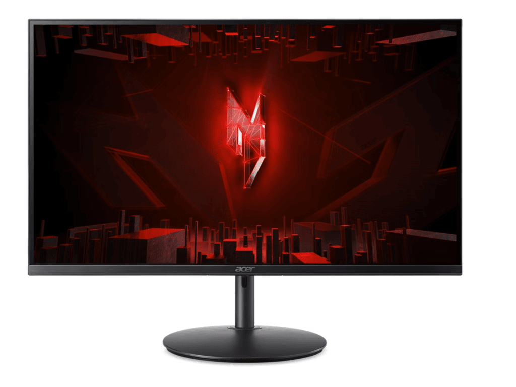 Acer Nitro XF240YM3biiph 23.8" IPS FHD gaming monitor sa crnim okvirom i stilizovanim nogom