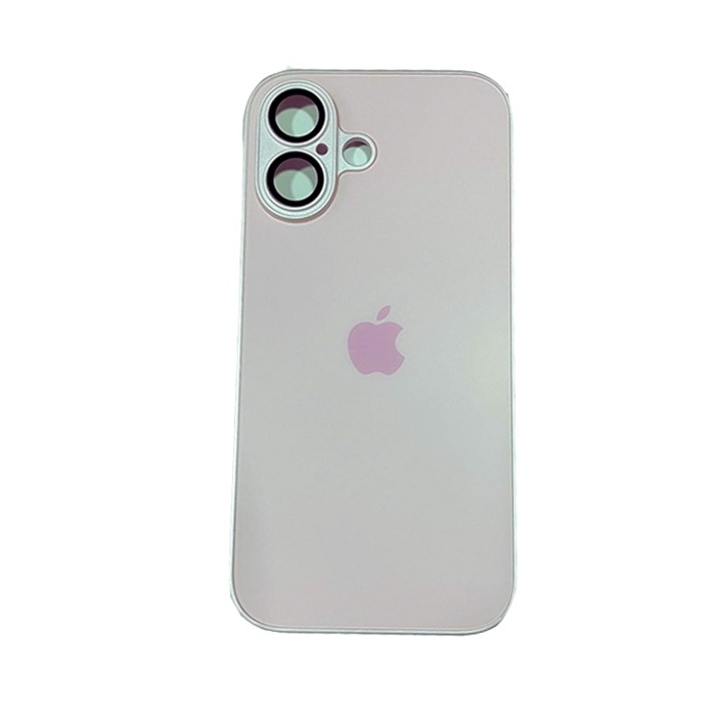 Bijela AG Glass zaštita za ekran iPhone 16 Plus