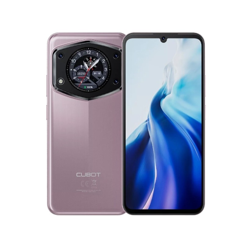 Cubot A30 pametni telefon u rozoj boji sa 6.75-inčnim ekranom i dvostrukom kamerom