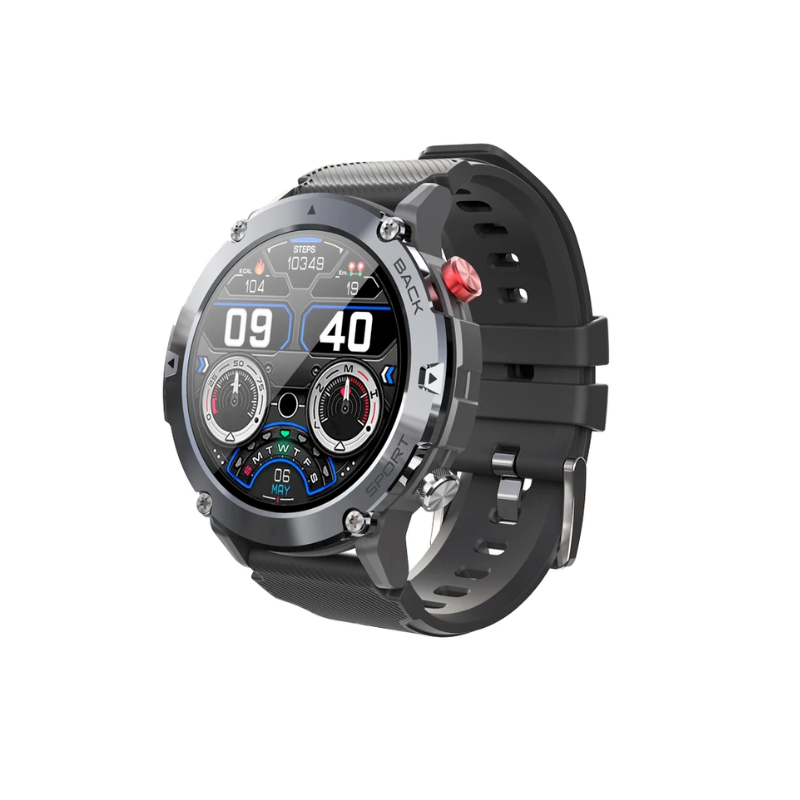 Cubot C21 Bluetooth pametni sat u crnoj boji sa prikazom ekrana i sportskih funkcija