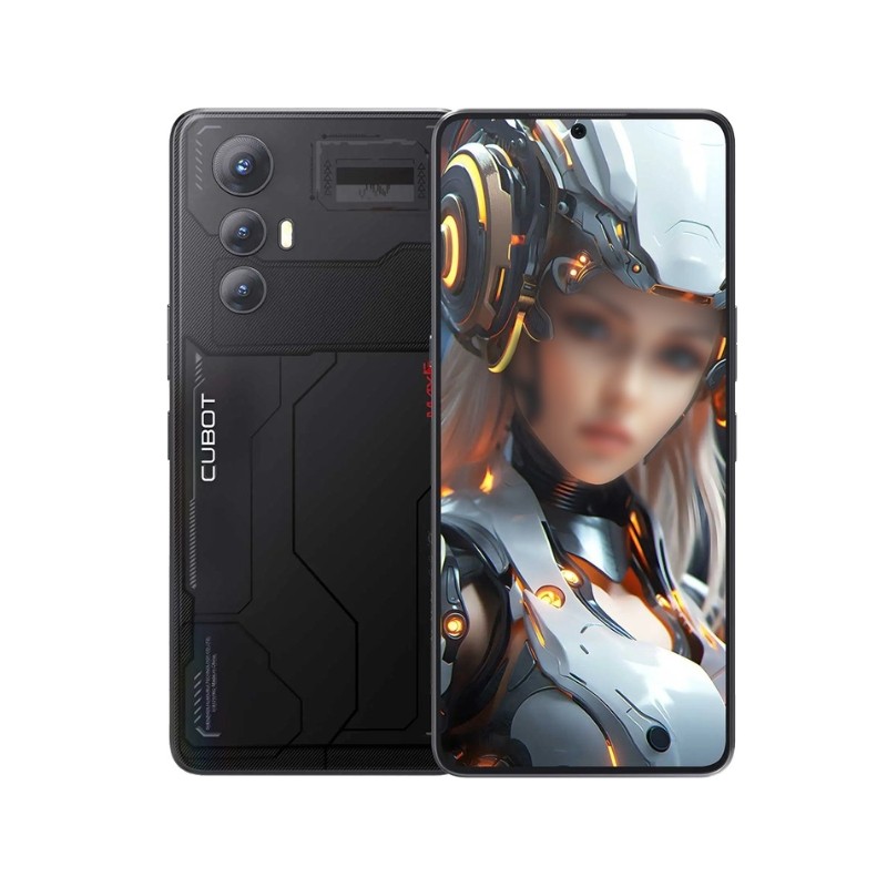 Cubot MAX 5 pametni telefon u crnoj boji sa velikim ekranom i 100MP kamerom