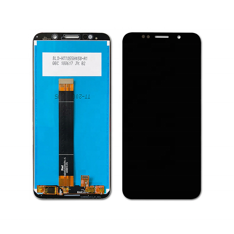 Originalni display za Huawei Y5 2018 crni, prikazan sa detaljima ekrana