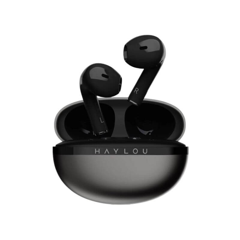 Crne Haylou X1 2023 Bluetooth slušalice sa kutijom za punjenje