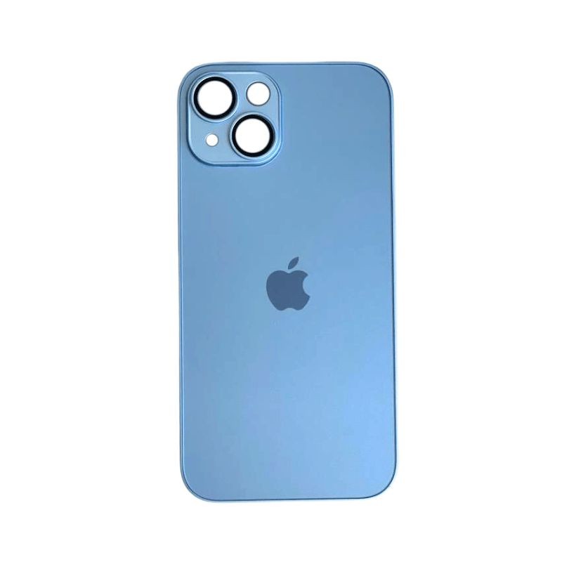 Plava AG Glass zaštita za iPhone 15 sa prozirnim izgledom