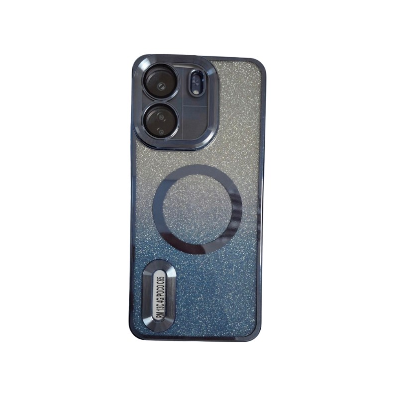 Plava MagSafe glitter maskica za Redmi 13C