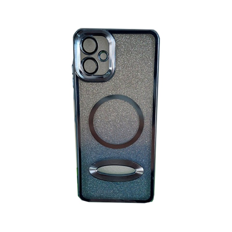 Plava MagSafe glitter maskica za Samsung A06 telefon