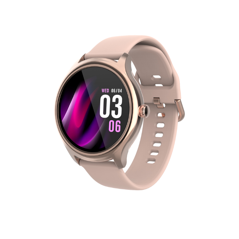 Pametni sat Forever ForeVive 3 SB-340 Gold sa elegantnim zlatnim kućištem i AMOLED ekranom