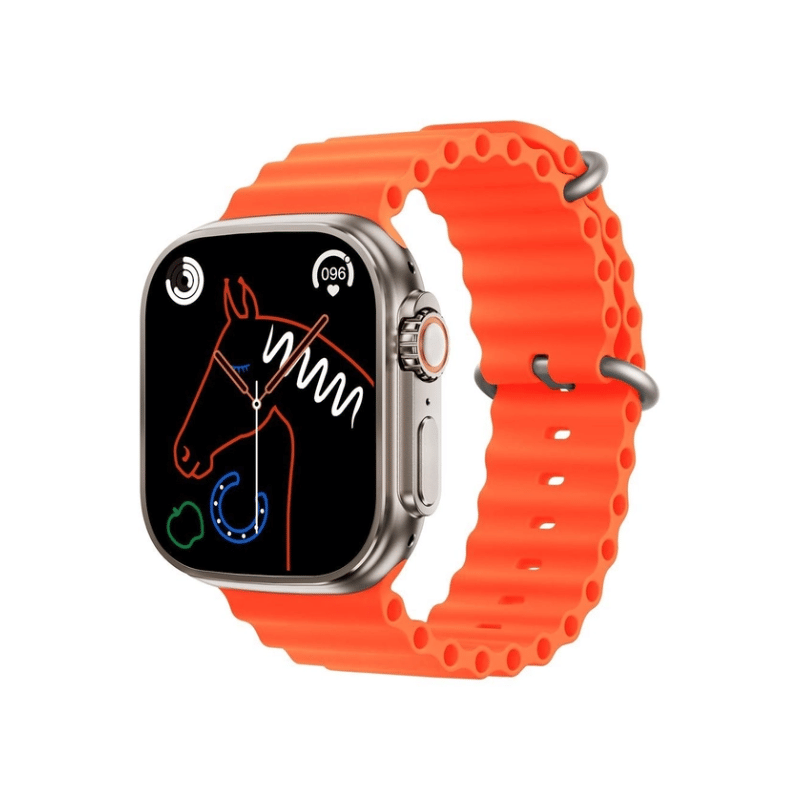 Pametni sat XO M8 Pro Orange sa narandžastim remenom i velikim zaslonom