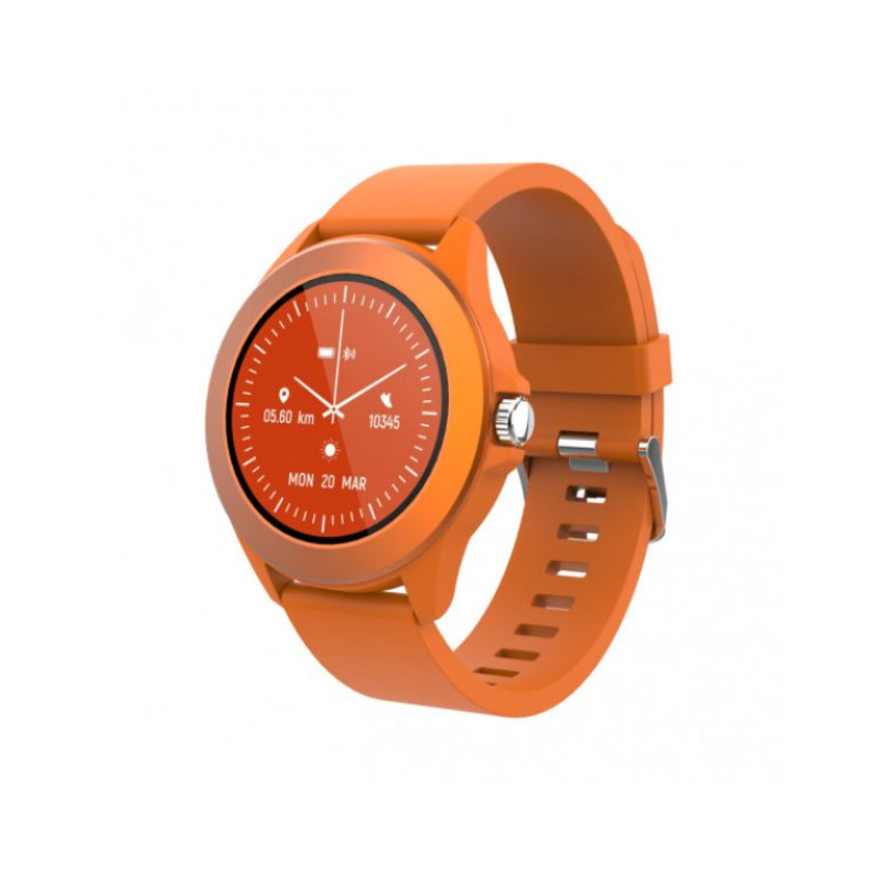 Pametni sat Forever Colorum CW-300 Orange sa modernim dizajnom i TFT zaslonom