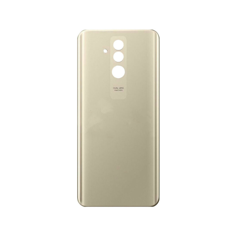 Zlatni poklopac za Huawei Mate 20 Lite na beloj podlozi
