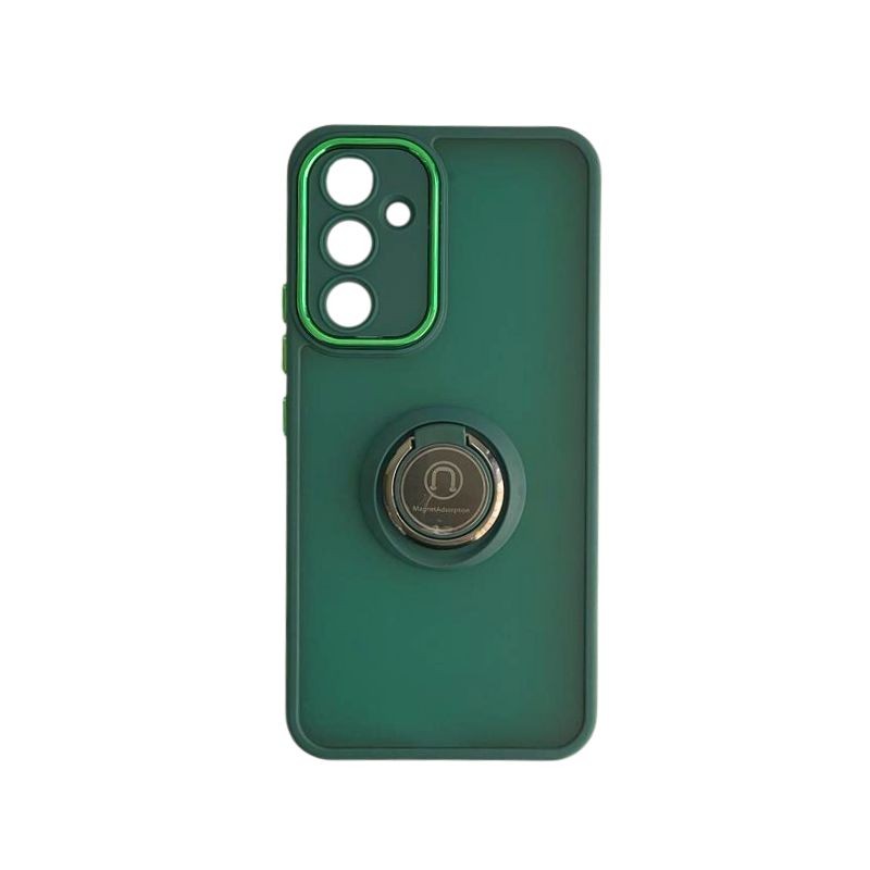 Zelena ring maskica za Samsung A34 sa zaštitnim prstenom
