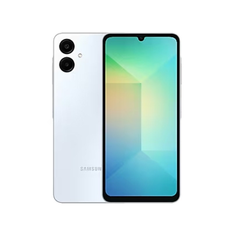 Samsung Galaxy A06 Dual SIM telefon u svetloplavoj boji sa 6.5" ekranom
