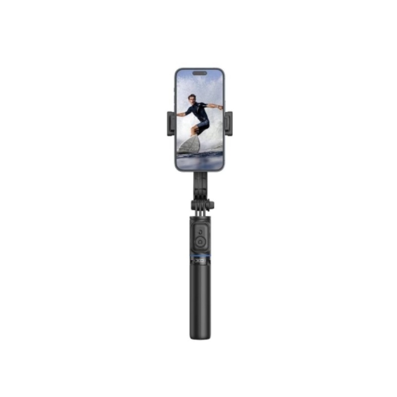 Crni Bluetooth selfie stick XO SS13 sa dugmetom za okidanje