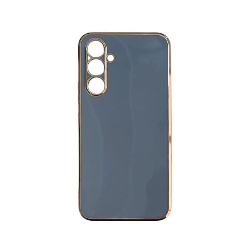Plava silikonska maska za Samsung A24 sa zaštitnim ivicama