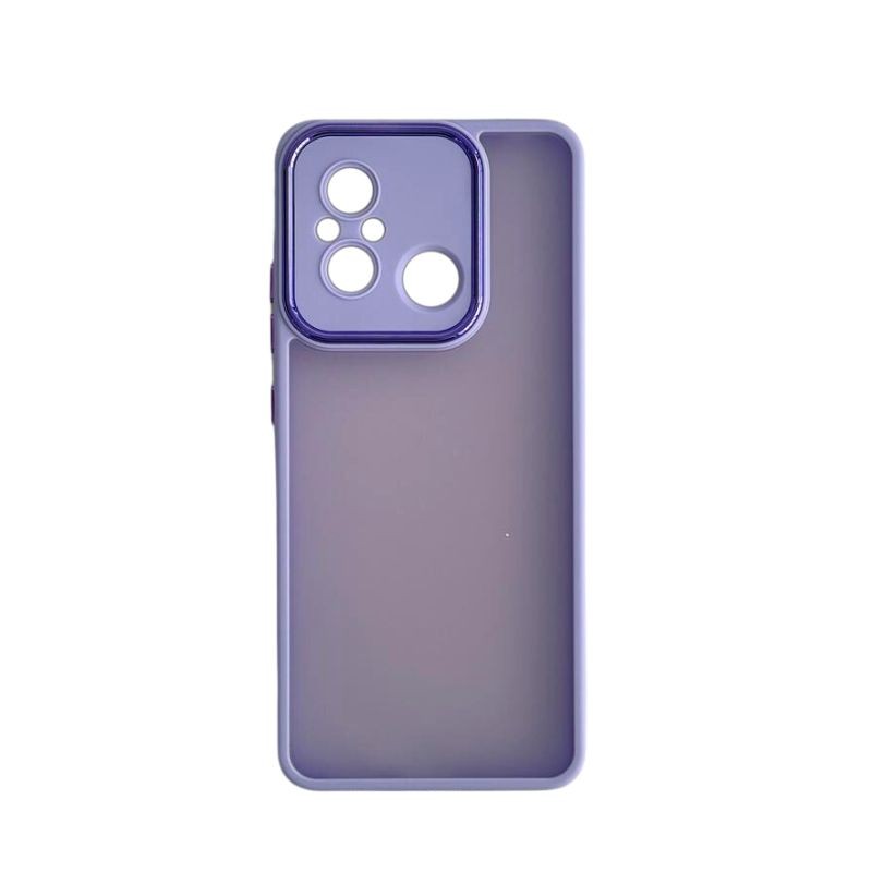 Ljubičasta silikonska maska Frame za Xiaomi Redmi 12C