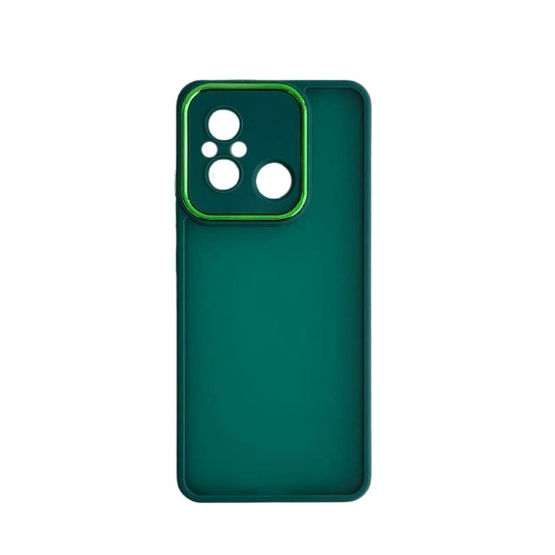 Zelena silikonska maska Frame za Xiaomi Redmi 12C