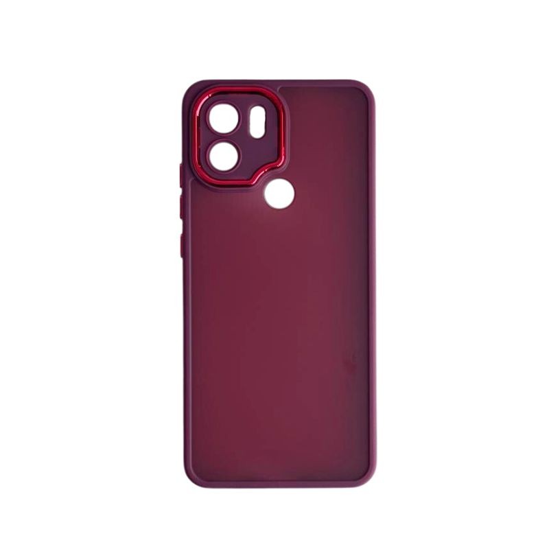 Silikonska maska Frame za Redmi A1+ u bordoj boji