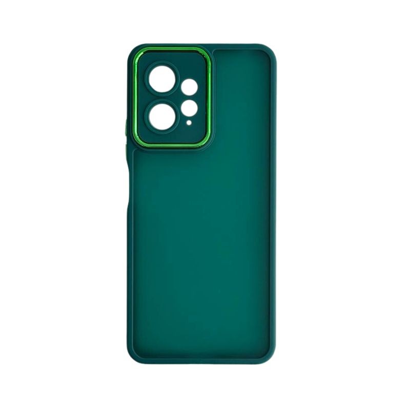 Zelena silikonska maska Frame za Redmi Note 12 4G