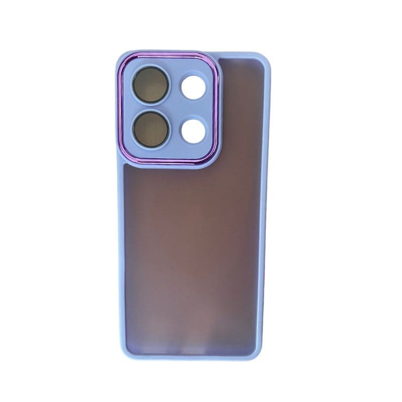 Ljubičasta silikonska maska Frame za Redmi Note 13 4G