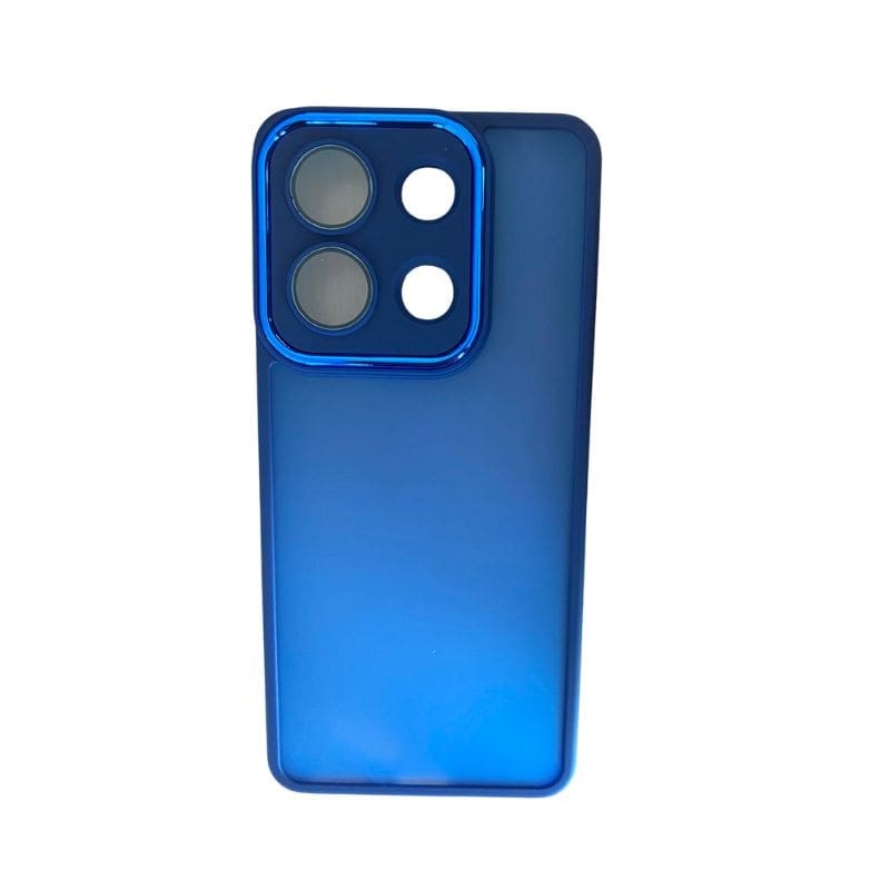 Plava silikonska maska Frame za Redmi Note 13 4G