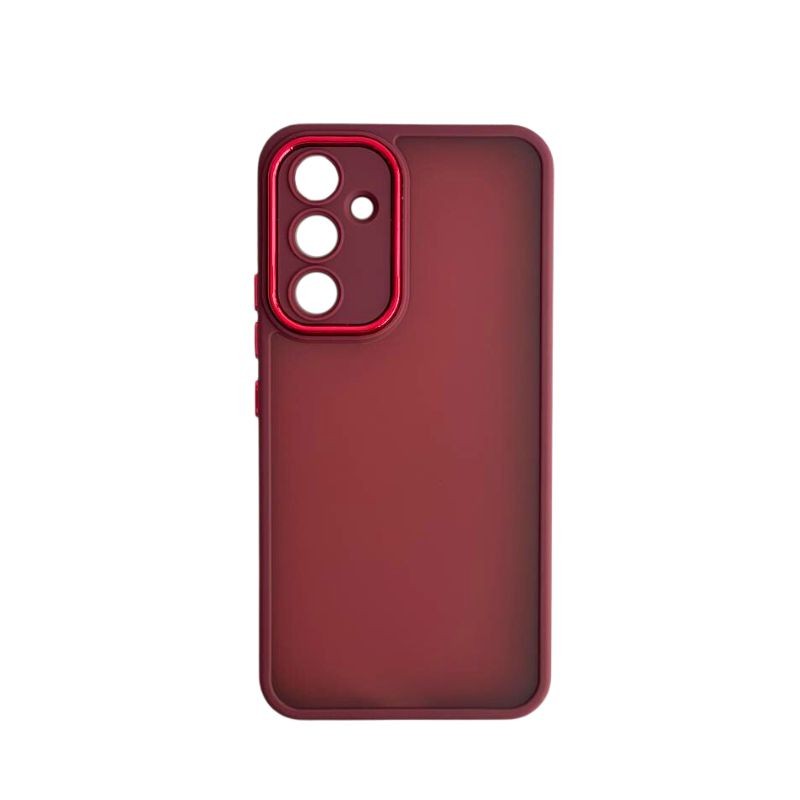 Silikonska maska Frame za Samsung A24 u bordoj boji