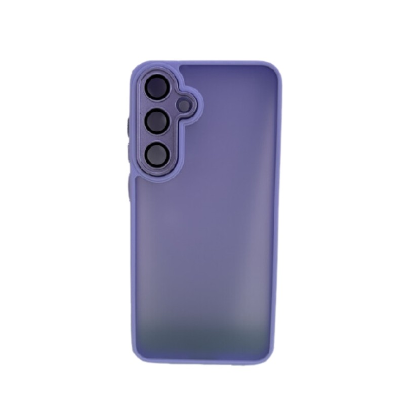 Ljubičasta silikonska maska Frame za Samsung S24FE