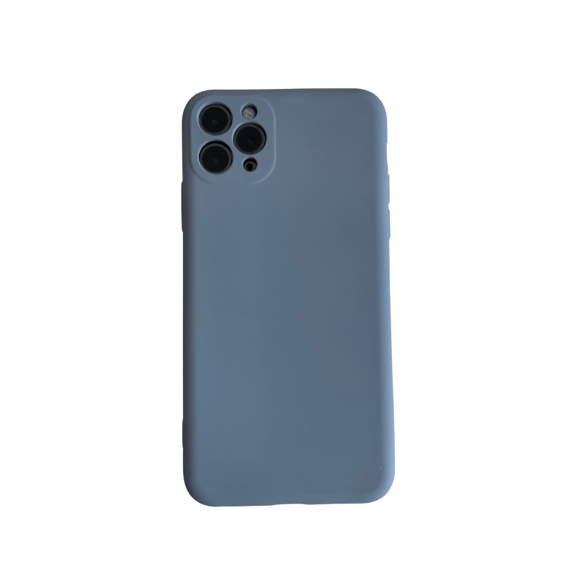 Siva silikonska maska za iPhone 11 Pro Max sa zaštitnim ivicama
