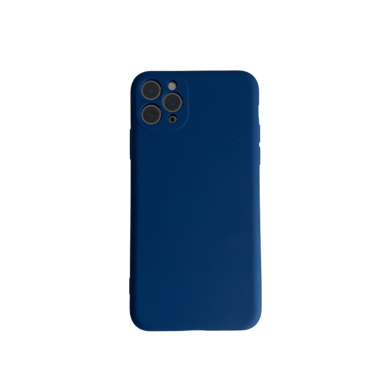 Tamnoplava silikonska maska za iPhone 11 Pro Max