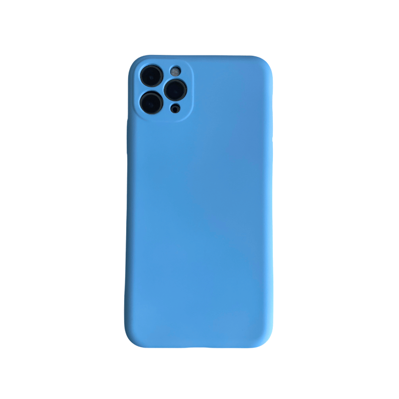 Svijetlo plava silikonska maska za iPhone 11 Pro