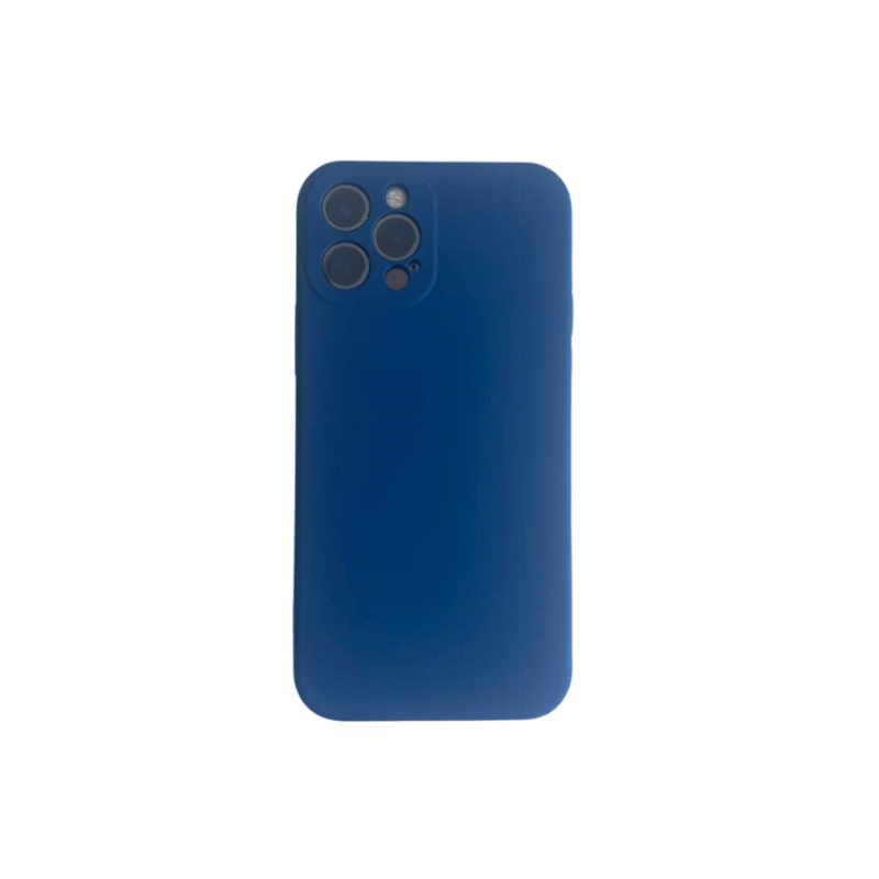 Tamnoplava silikonska maska za iPhone 12 Pro Max