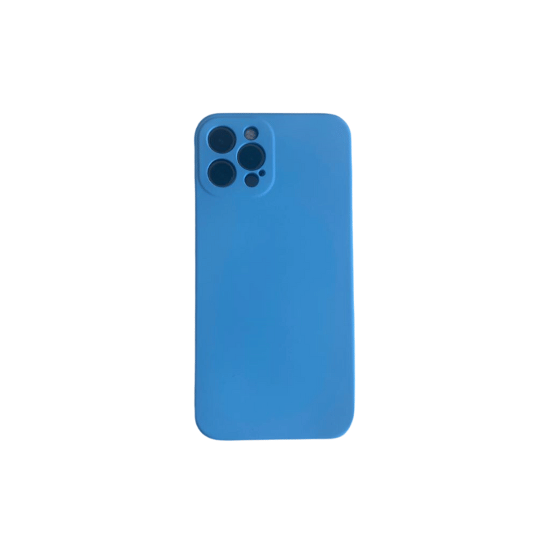 Svijetlo plava silikonska maska za iPhone 12 Pro